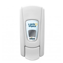 Dispenser Saboneteira Líquida - Com Reservatório - Branco - Linha City - Nobre