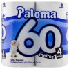 Papel Higiênico Paloma 60 metros com 4 Rolos