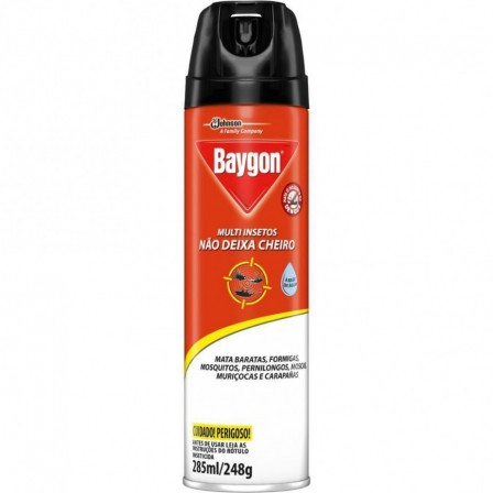 Inseticida Aerossol Baygon Multi-Insetos à Base de Água 285ml