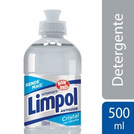 Detergente Limpol 500ML Crystal - Unidade