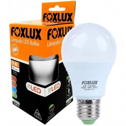 Lâmpada de Led Bulbo 9W 3000K - Foxlux