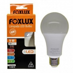 Lâmpada de Led Bulbo 9W 6.500K - Foxlux