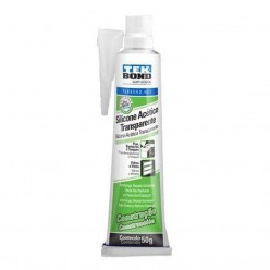 Silicone acético transparente bisnaga 50g tekbond